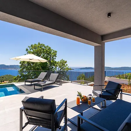 Blue Sunset - Stunning Sea View Luxury With Private Heated Pool Villa *