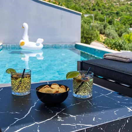 Blue Sunset - Stunning Sea View Luxury With Private Heated Pool Villa