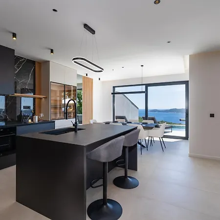 Blue Sunset - Stunning Sea View Luxury With Private Heated Pool * Brsecine